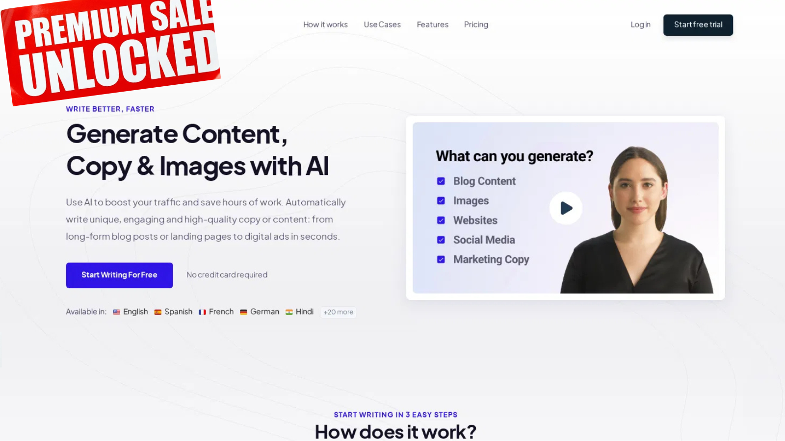 Premium AI Copywriter & Content Generator (Long-Form Writer)