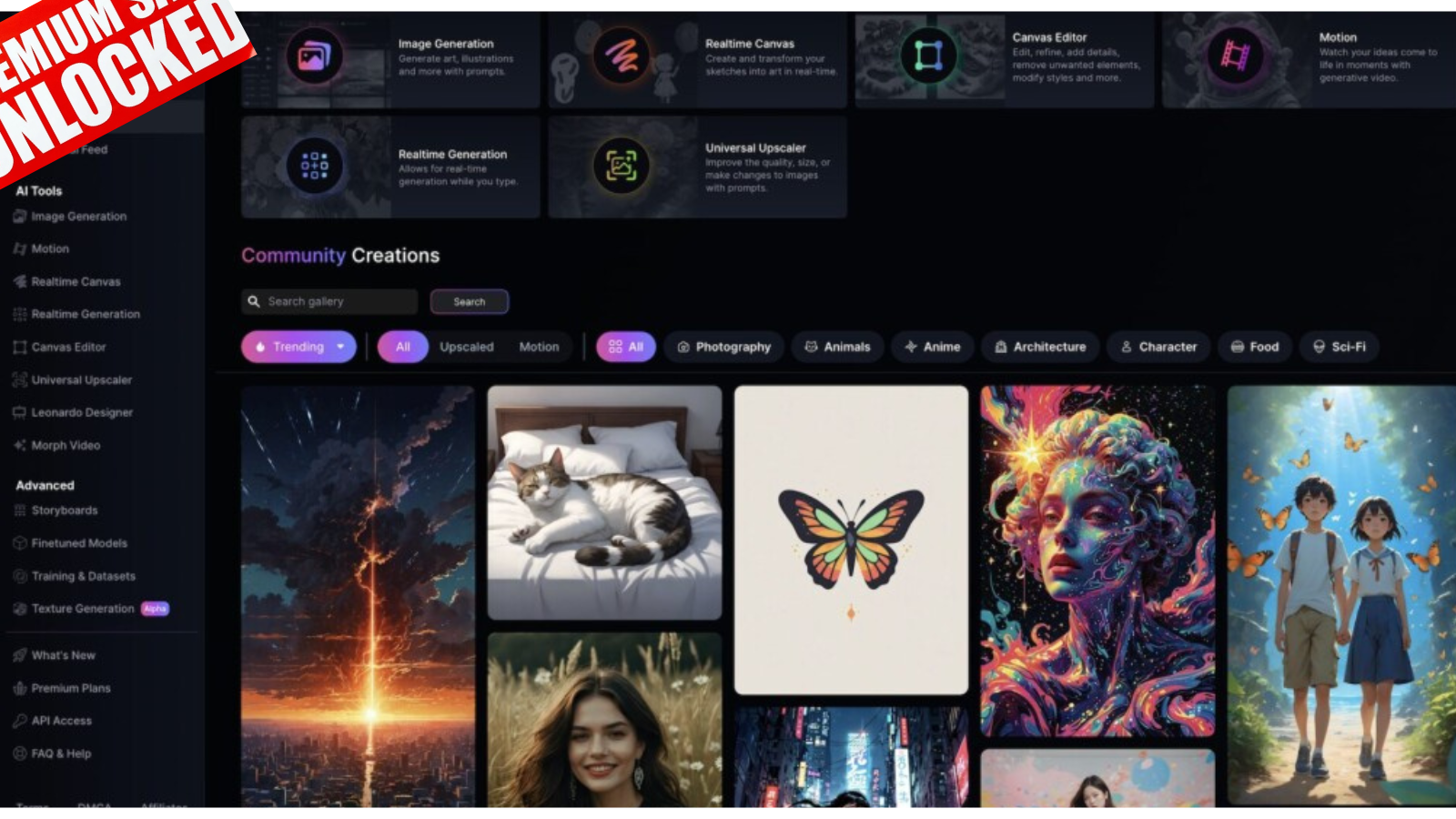 Premium AI Art Studio & Motion Generator