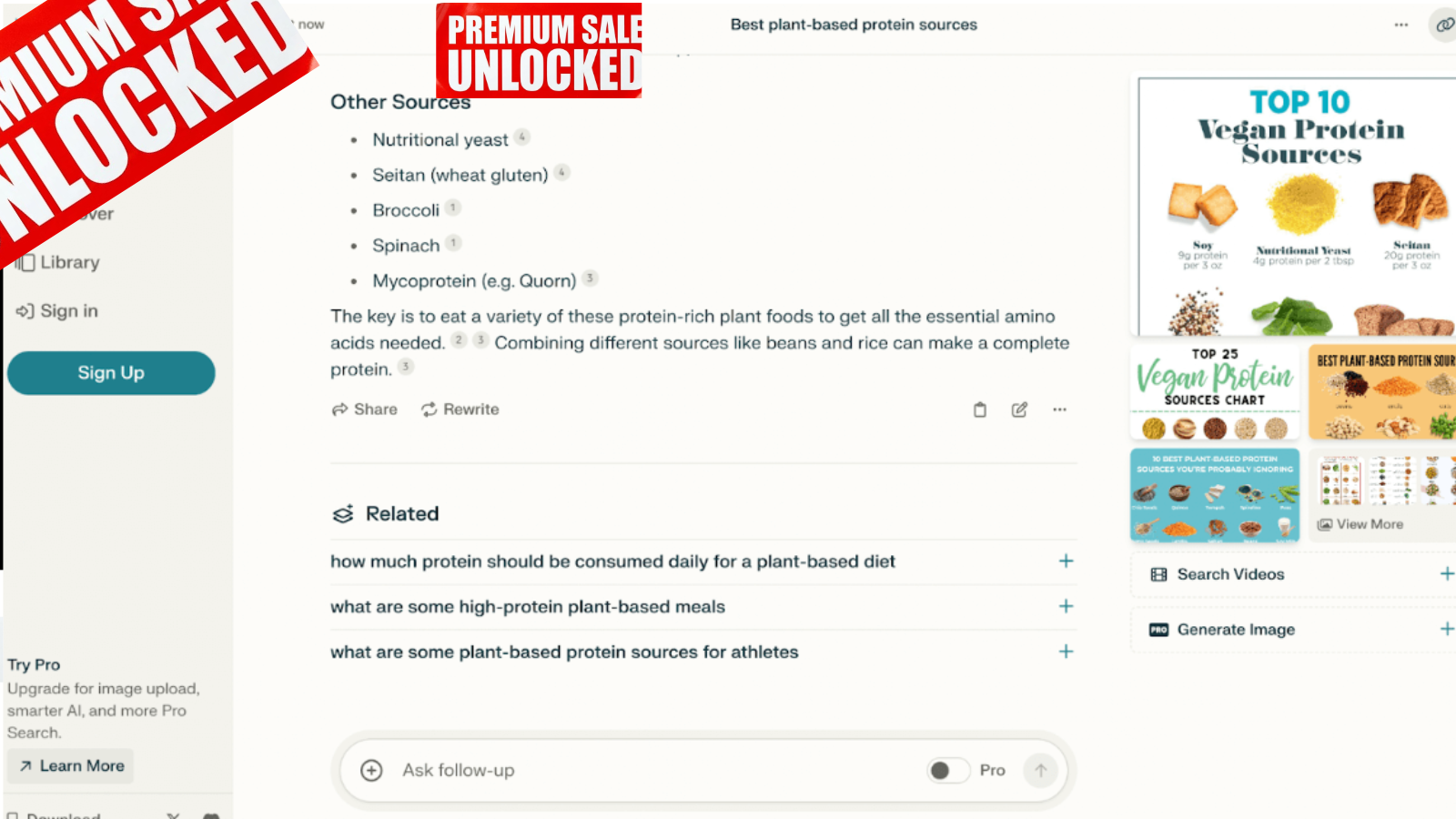 Premium AI Search & Research Engine